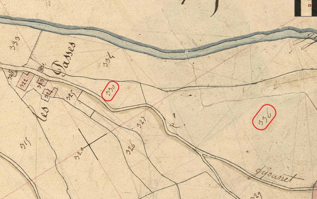 Agrandir l'image De la gare de Pierre-Ségade à la halte de Gijounet