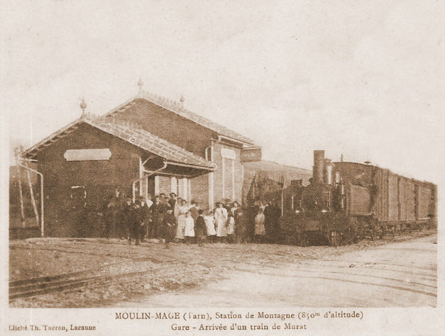 De la halte de Laucate à la gare de Moulin-Mage