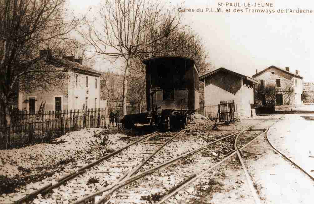 Gare de Saint-Paul-le-Jeune Tramway de l'Ardèche