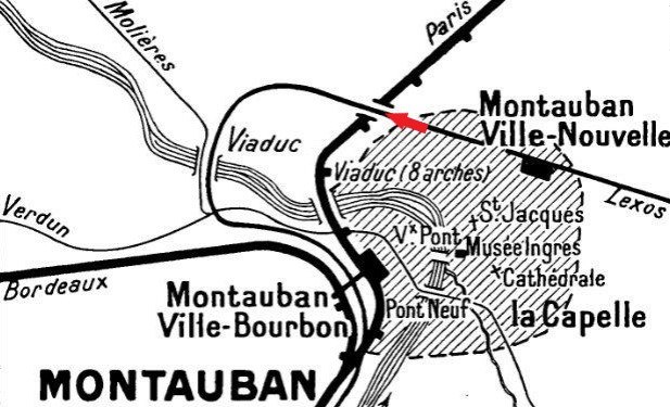 De la gare de Montauban-Villenouvelle à la gare de Montauban-Villebourbon