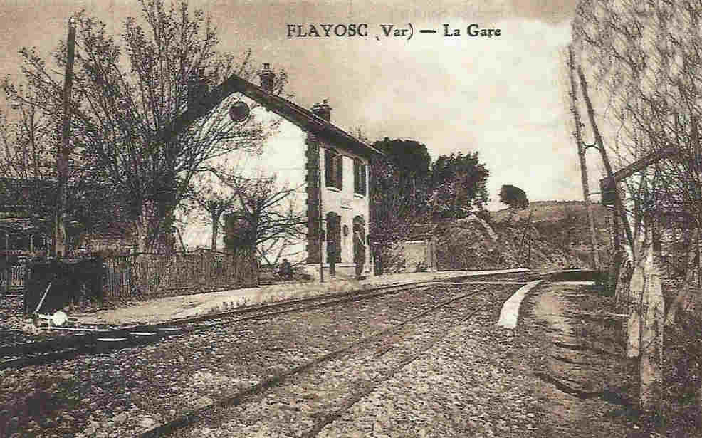 de la halte de Sauve-Clare à la gare de Flayosc