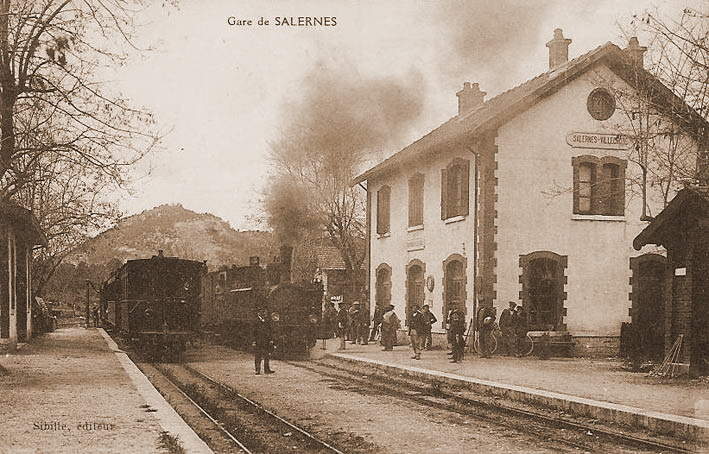 de la gare d'Aups-Sillans à la gare de Salernes-Villecroze