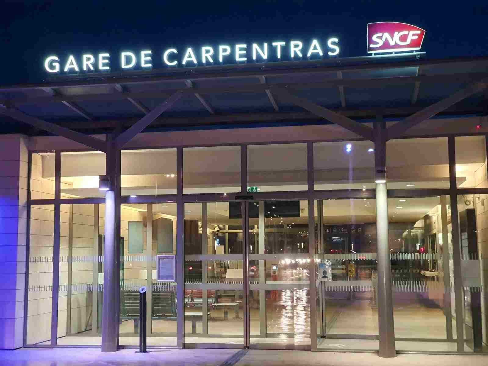 Nouvelle gare de Carpentras