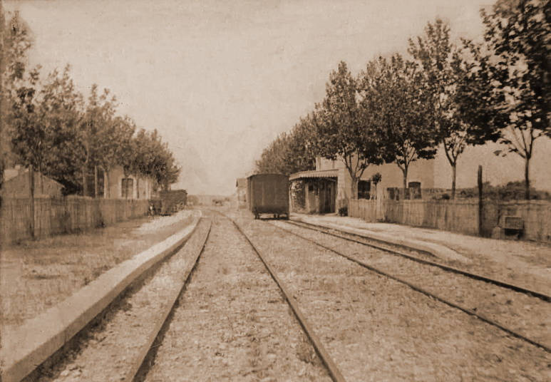 Emprise de la gare d'Aubignan-Loriol