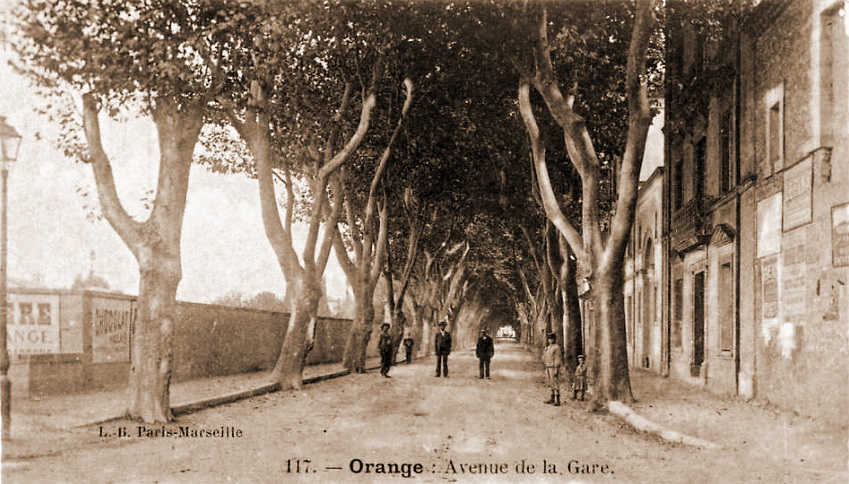 Avenue de la gare d'Orange