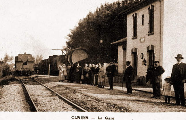 De la gare de Pia à la gare de Claira