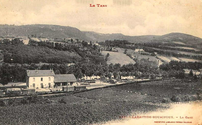 Emprise de la gare de Labastide-Rouairoux