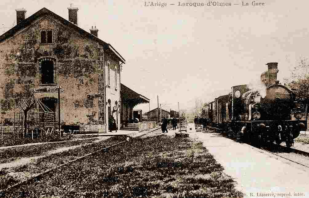 Voie Verte : Le chemin des Filatiers 7 - De la gare de Le Peyrat - Labastide à la gare de Laroque d'Olmes