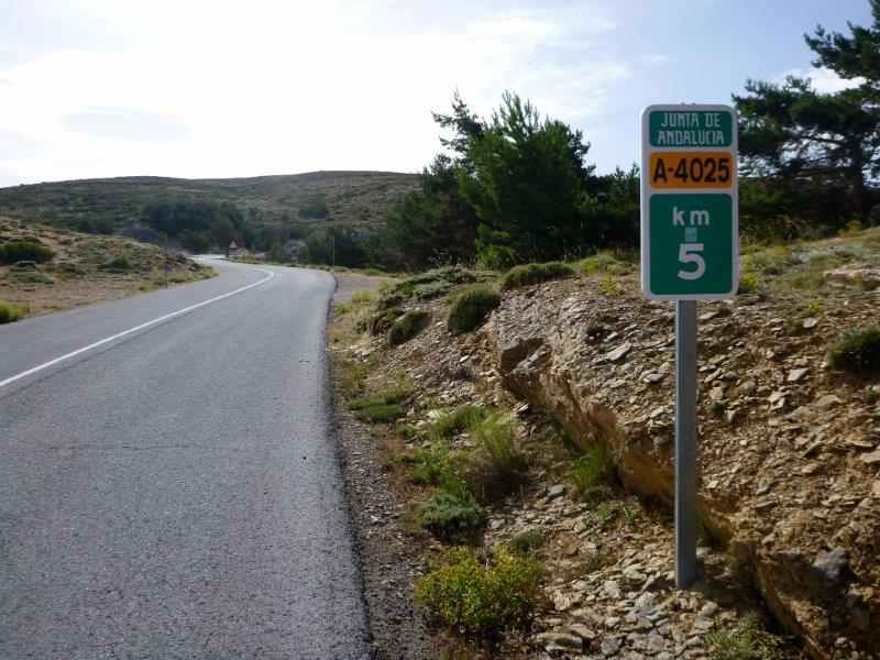 Km 5 A-4025 ancienne route du Pico Veleta
