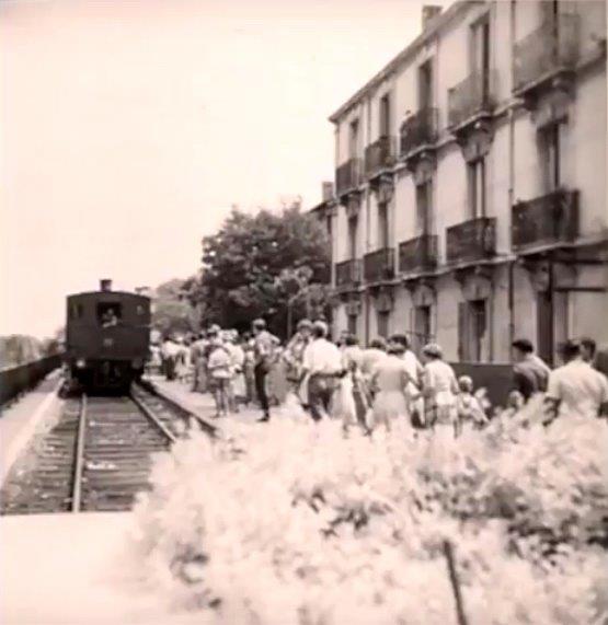 Quai de gare de l'Esplanade à Montpellier