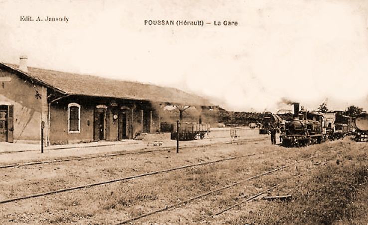 De la gare de Balaruc à la gare de Poussan
